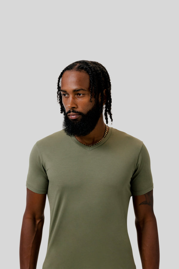 The V Neck Split Hem
