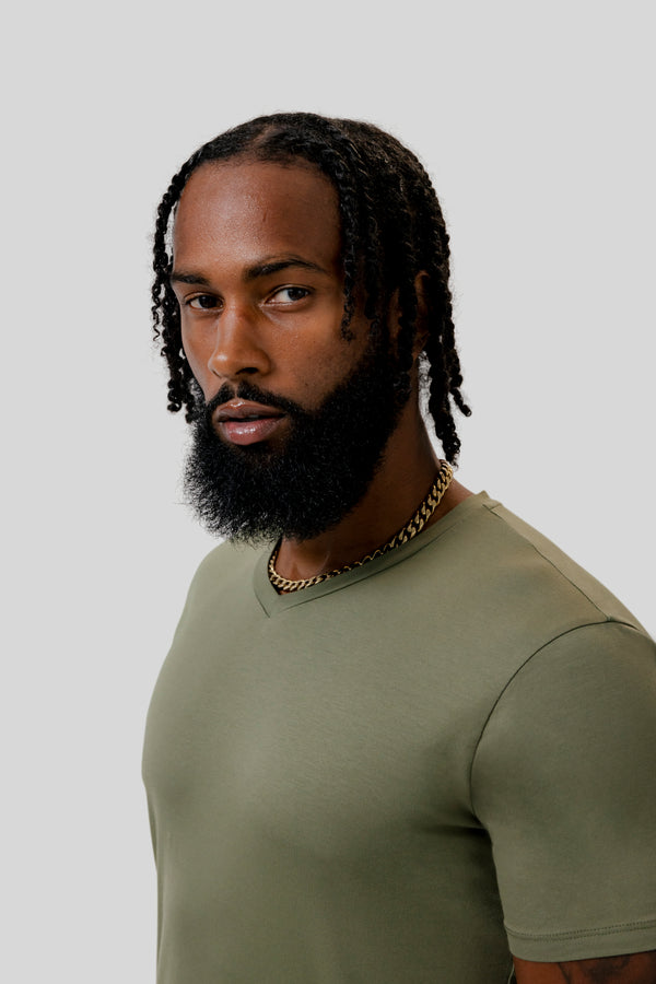 The V Neck Split Hem
