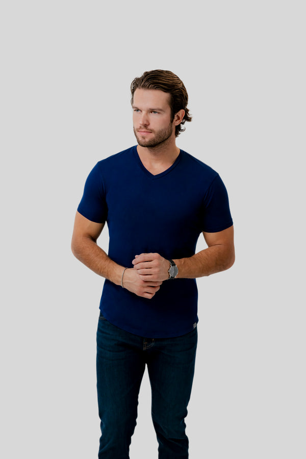 The V Neck Split Hem