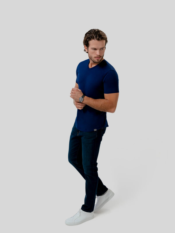 The V Neck Split Hem